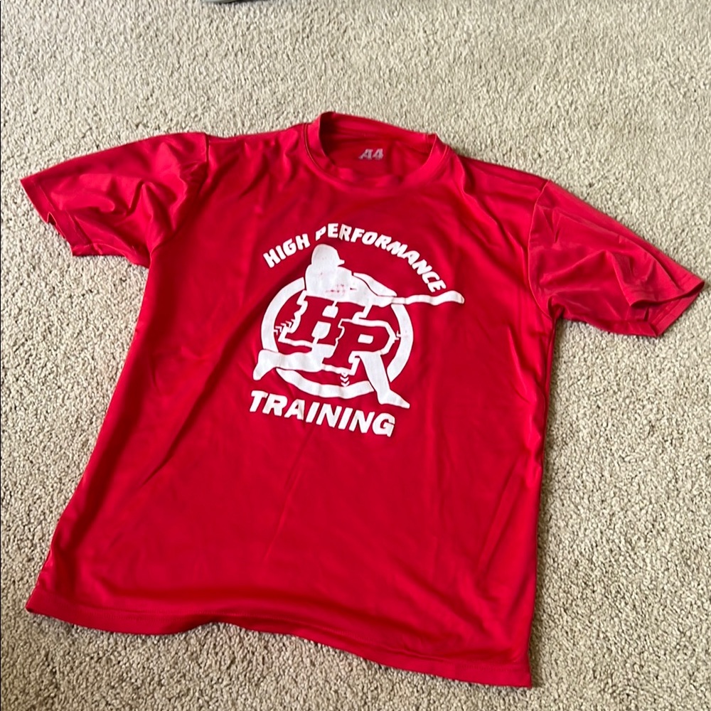 Red High Performance Training T-Shirt